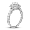 Thumbnail Image 2 of Neil Lane Diamond Engagement Ring 1-1/2 ct tw Cushion/Round 14K White Gold