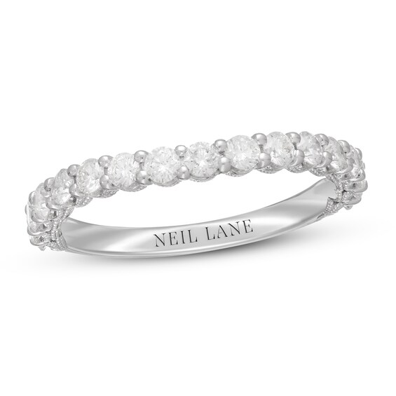 Neil Lane Diamond Wedding Band 3/4 ct tw Round-cut 14K White Gold