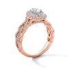 Thumbnail Image 5 of Neil Lane Diamond Engagement Ring 1-1/8 ct tw Pear/Round 14K Two-Tone Gold