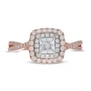 Neil Lane Diamond Engagement Ring 1 ct tw Princess-cut 14K Two-Tone Gold