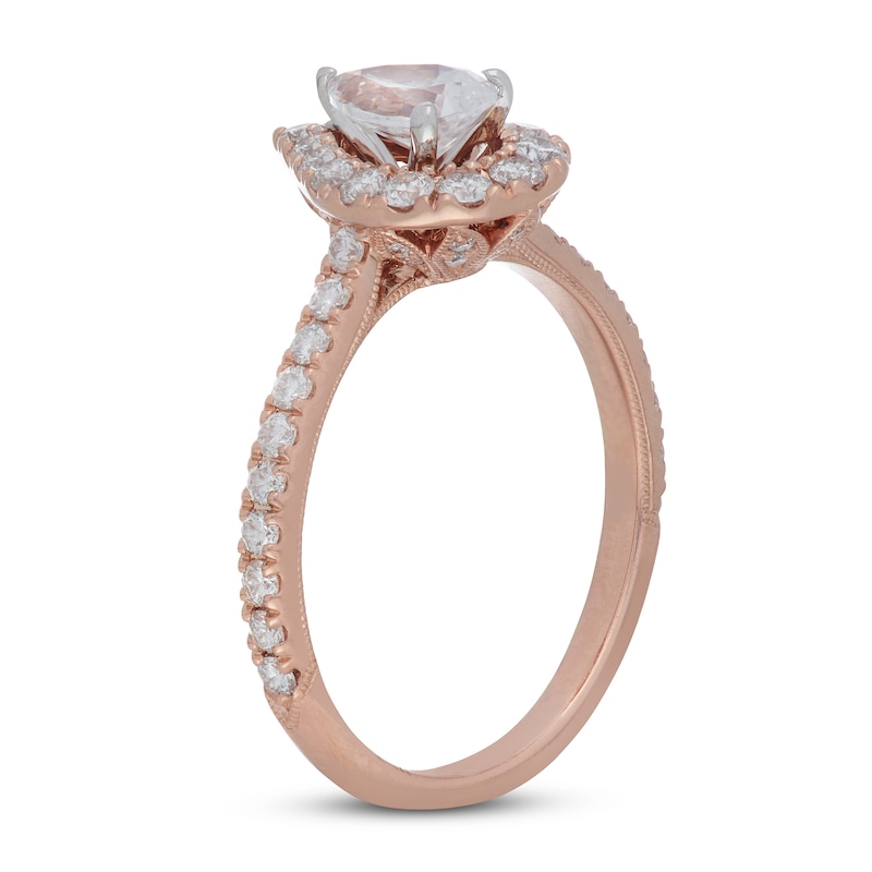 Main Image 5 of Neil Lane Diamond Engagement Ring 1 ct tw Pear 14K Rose Gold