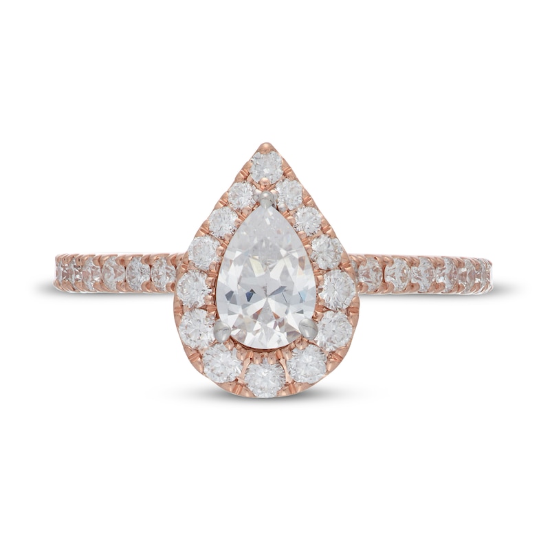 Neil Lane Diamond Engagement Ring 1 ct tw Pear 14K Rose Gold