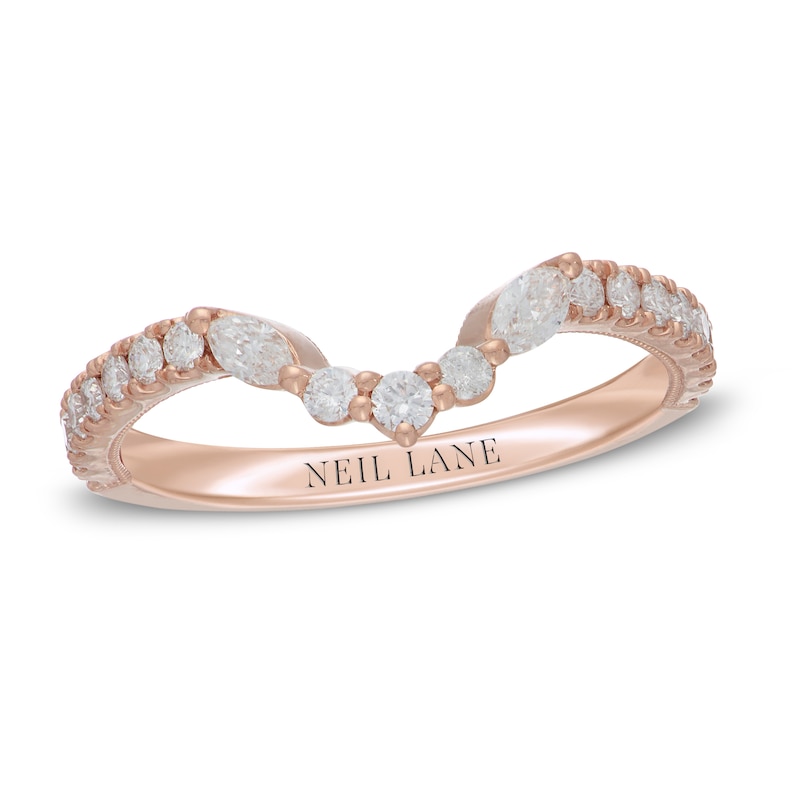 Main Image 7 of Neil Lane Diamond Wedding Band 3/8 ct tw 14K Rose Gold