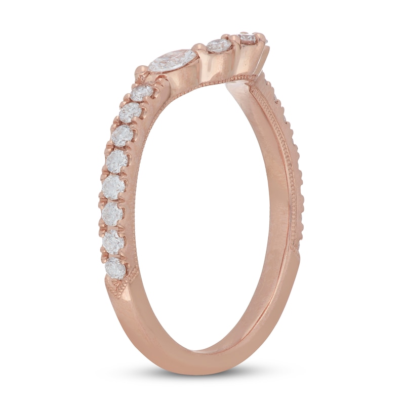 Main Image 8 of Neil Lane Diamond Wedding Band 3/8 ct tw 14K Rose Gold
