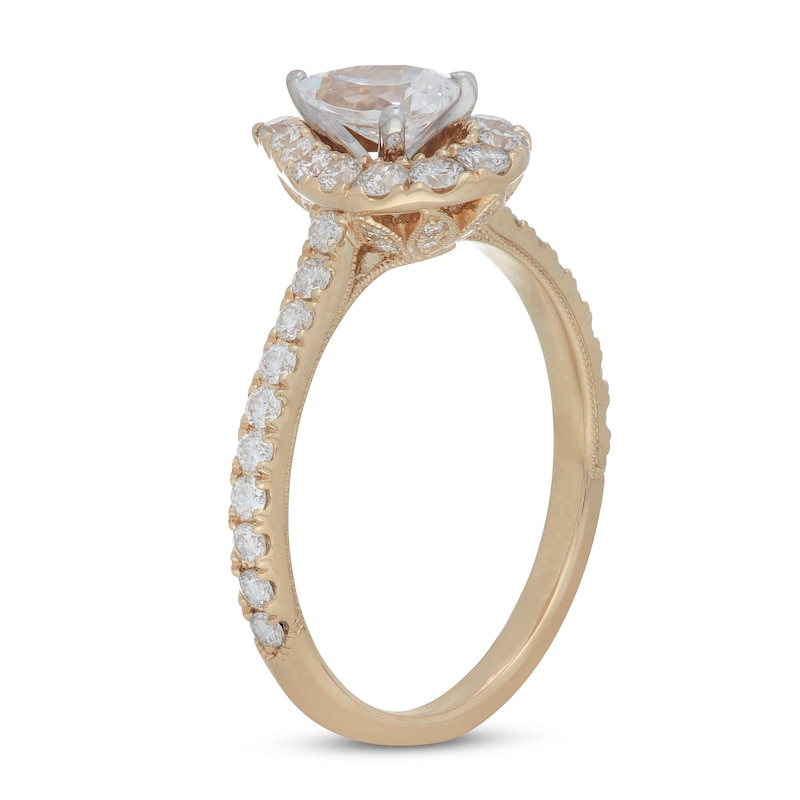 Main Image 5 of Neil Lane Diamond Engagement Ring 1 ct tw Pear 14K Yellow Gold
