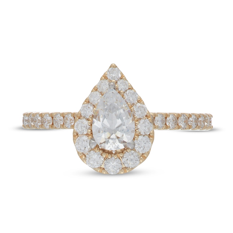 Main Image 6 of Neil Lane Diamond Engagement Ring 1 ct tw Pear 14K Yellow Gold