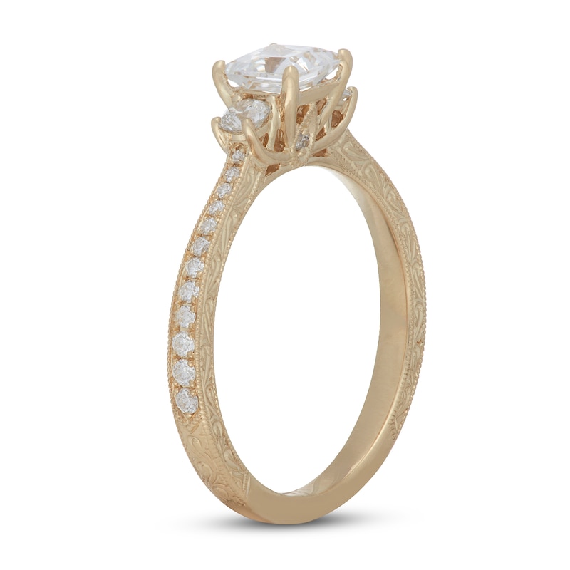 Neil Lane Bridal Diamond Engagement Ring 1 ct tw Princess-cut 14K Yellow Gold