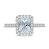 Thumbnail Image 6 of Neil Lane Radiant-cut Aquamarine Engagement Ring 1/2 ct tw Diamonds 14K White Gold