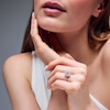 Thumbnail Image 4 of Neil Lane Radiant-cut Aquamarine Engagement Ring 1/2 ct tw Diamonds 14K White Gold