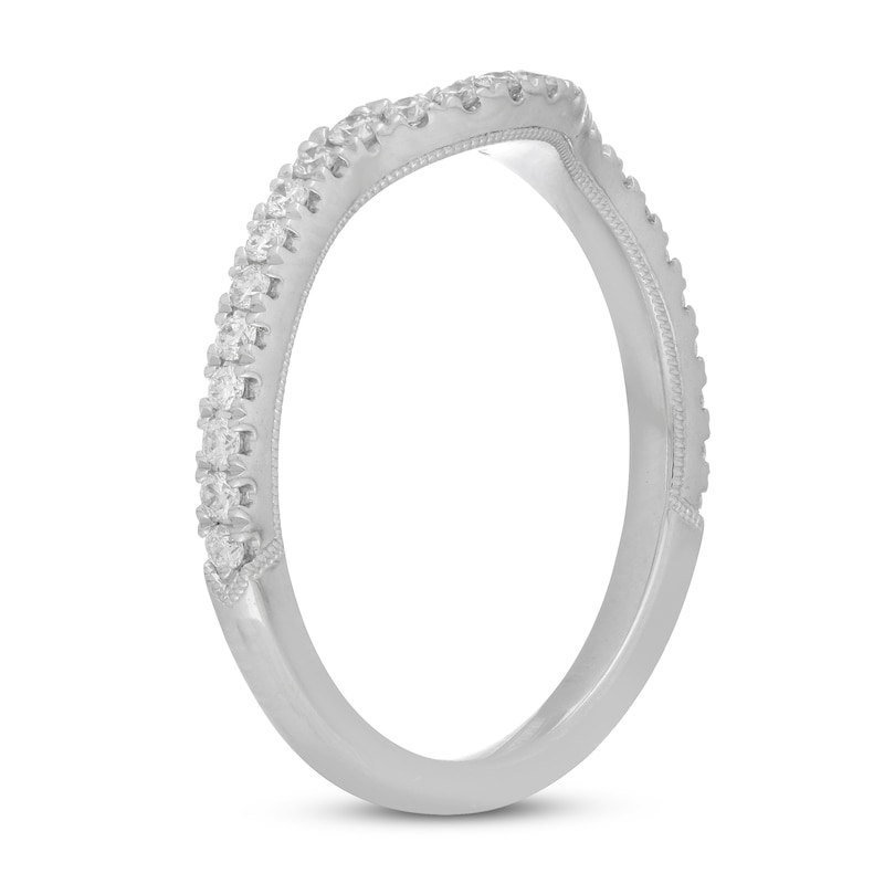 Main Image 8 of Neil Lane Diamond Wedding Band 1/4 ct tw Round-cut 14K White Gold