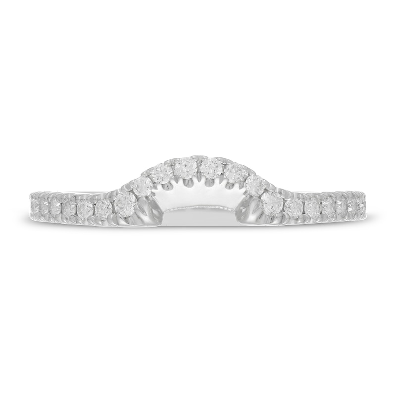 Main Image 9 of Neil Lane Diamond Wedding Band 1/4 ct tw Round-cut 14K White Gold