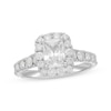 Thumbnail Image 1 of Neil Lane Diamond Engagement Ring 2-1/4 ct tw Radiant & Round 14K White Gold