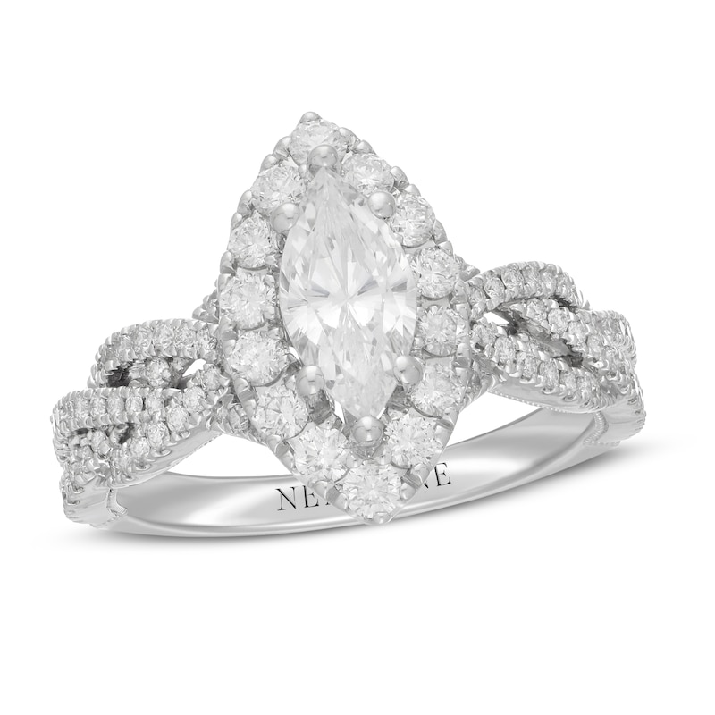 Main Image 1 of Neil Lane Diamond Engagement Ring 1-3/4 ct tw Marquise 14K White Gold