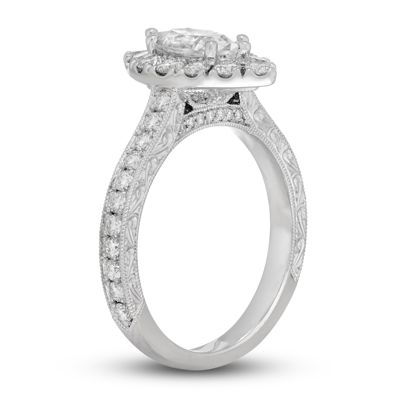 Main Image 5 of Neil Lane Diamond Engagement Ring 1-7/8 ct tw Marquise & Round 14K White Gold
