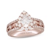 Neil Lane Diamond Engagement Ring 1-1/2 ct tw Pear & Round-cut 14K Rose Gold