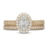 Thumbnail Image 2 of Neil Lane Diamond Bridal Set 3/4 ct tw Oval & Round 14K Two-Tone Gold