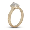 Thumbnail Image 4 of Neil Lane Diamond Engagement Ring 1/2 ct tw Oval & Round 14K Two-Tone Gold
