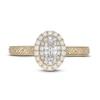 Thumbnail Image 5 of Neil Lane Diamond Engagement Ring 1/2 ct tw Oval & Round 14K Two-Tone Gold