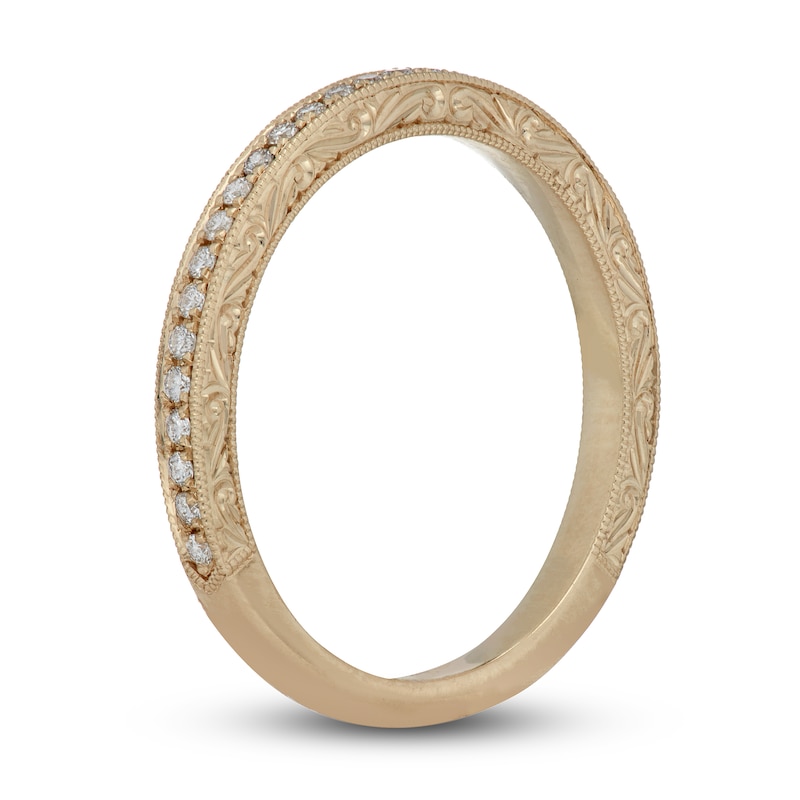 Main Image 7 of Neil Lane Diamond Wedding Band 1/5 ct tw Round-cut 14K Yellow Gold