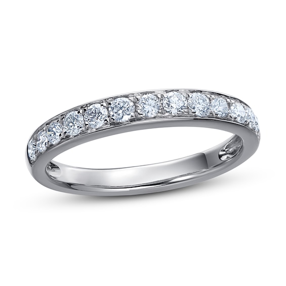 Diamond Wedding Band 1/2 ct tw Round-Cut 14K White Gold
