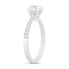 Thumbnail Image 2 of GIA Diamond Engagement Ring 7/8 ct tw Round-cut 18K White Gold