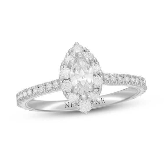 Neil Lane Diamond Engagement Ring / ct tw Marquise & Round-Cut 14K White Gold