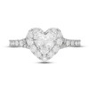 Thumbnail Image 1 of Neil Lane Diamond Engagement Ring 1-3/8 ct tw Heart & Round-Cut 14K White Gold