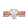 Neil Lane Diamond Bridal Set 1 ct tw Heart & Round-cut-Cut 14K Rose Gold