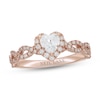 Thumbnail Image 0 of Neil Lane Diamond Engagement Ring 7/8 ct tw Heart & Round-Cut 14K Rose Gold