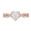Neil Lane Diamond Engagement Ring 7/8 ct tw Heart & Round-Cut 14K Rose Gold