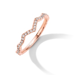 Neil Lane Diamond Wedding Band 1/5 ct tw Round-Cut 14K Rose Gold