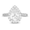 Thumbnail Image 3 of Neil Lane Diamond Engagement Ring 2-7/8 ct tw Pear & Round-cut 14K White Gold