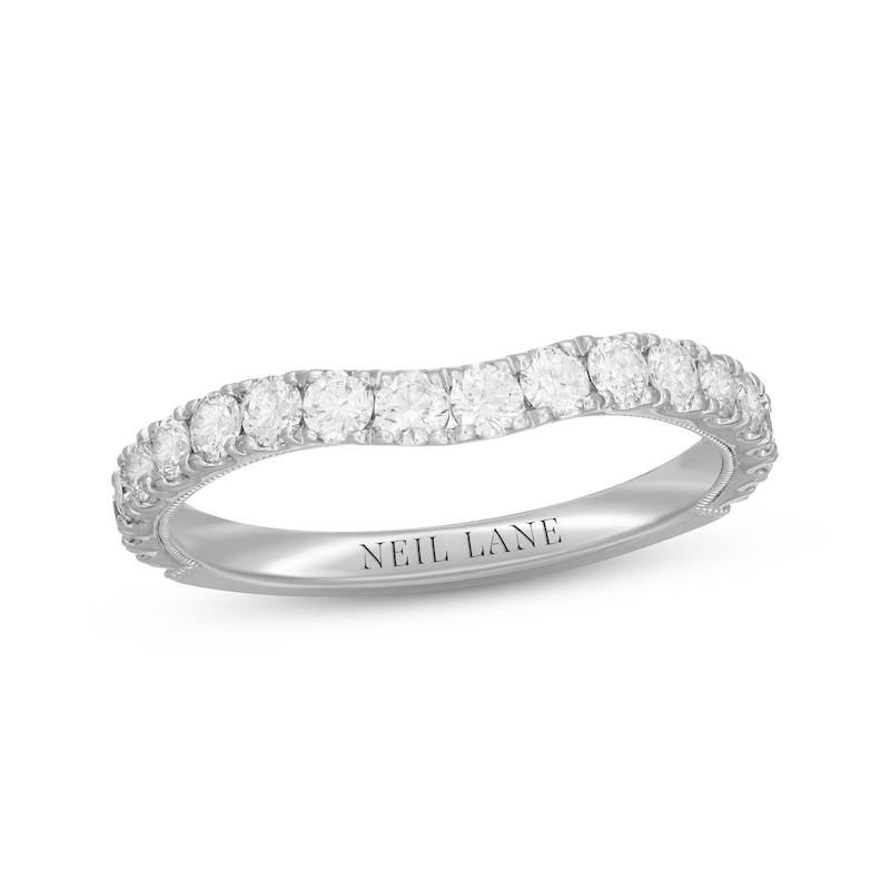 Main Image 7 of Neil Lane Diamond Wedding Band 5/8 ct tw Round-cut 14K White Gold