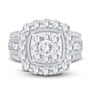 Diamond Engagement Ring 3 ct tw Round-cut 14K White Gold