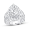 Multi-Diamond Engagement Ring 3 ct tw Round-Cut 14K White Gold