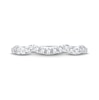 Thumbnail Image 3 of Diamond Wedding Band 1/4 ct tw Round-Cut 14K White Gold