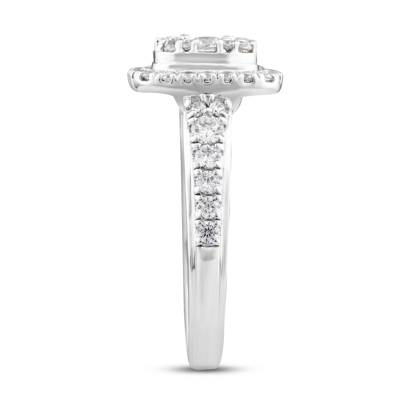 Diamond Engagement Ring 1-1/4 ct tw Round-Cut 14K White Gold