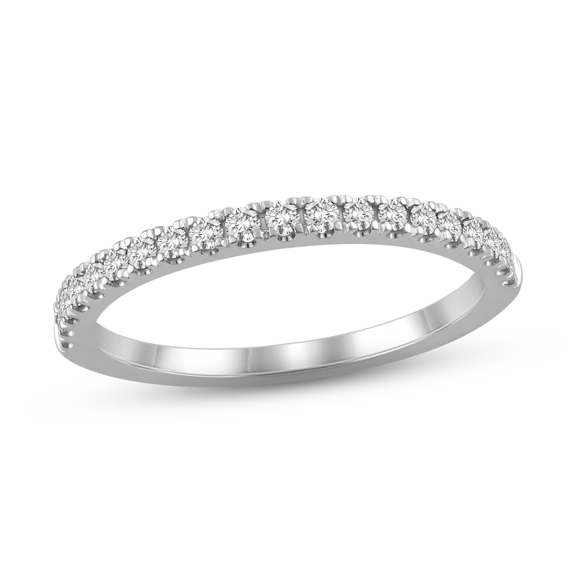 Main Image 1 of Diamond Wedding Band 1/4 ct tw Round-cut 14K White Gold