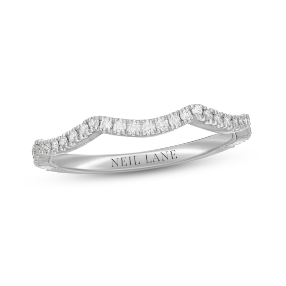 Neil Lane Diamond Wedding Band 1/ ct tw Round-cut 14K White Gold