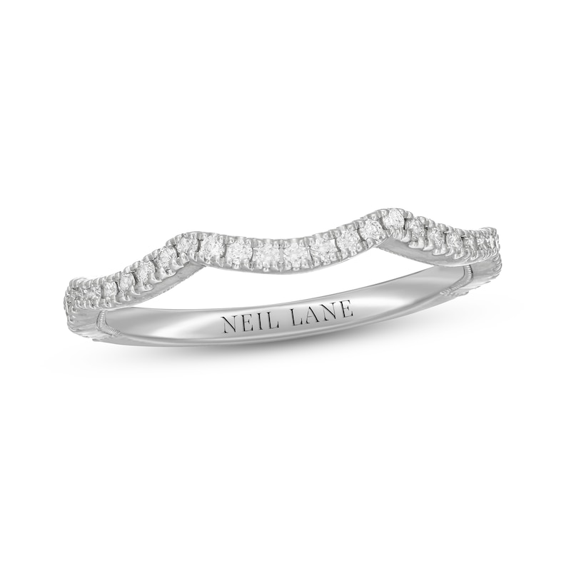 Main Image 1 of Neil Lane Diamond Wedding Band 1/5 ct tw Round-cut 14K White Gold