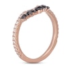 Thumbnail Image 12 of Neil Lane Black & White Diamond Wedding Band 3/8 ct tw Round-cut 14K Rose Gold