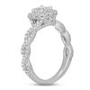 Thumbnail Image 1 of Neil Lane Diamond Engagement Ring 1-1/6 ct tw Cushion & Round-cut 14K White Gold