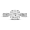 Thumbnail Image 2 of Neil Lane Diamond Engagement Ring 1-1/6 ct tw Cushion & Round-cut 14K White Gold