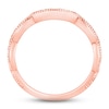 Thumbnail Image 3 of Diamond Wedding Band 1/4 ct tw Round-cut 14K Rose Gold