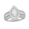 Thumbnail Image 0 of Neil Lane Diamond Engagement Ring 2-3/8 ct tw Pear, Round & Princess-cut 14K White Gold