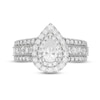 Thumbnail Image 2 of Neil Lane Diamond Engagement Ring 2-3/8 ct tw Pear, Round & Princess-cut 14K White Gold
