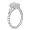 Thumbnail Image 1 of Neil Lane Diamond Engagement Ring 1-3/4 ct tw Emerald, Round & Princess-cut 14K White Gold