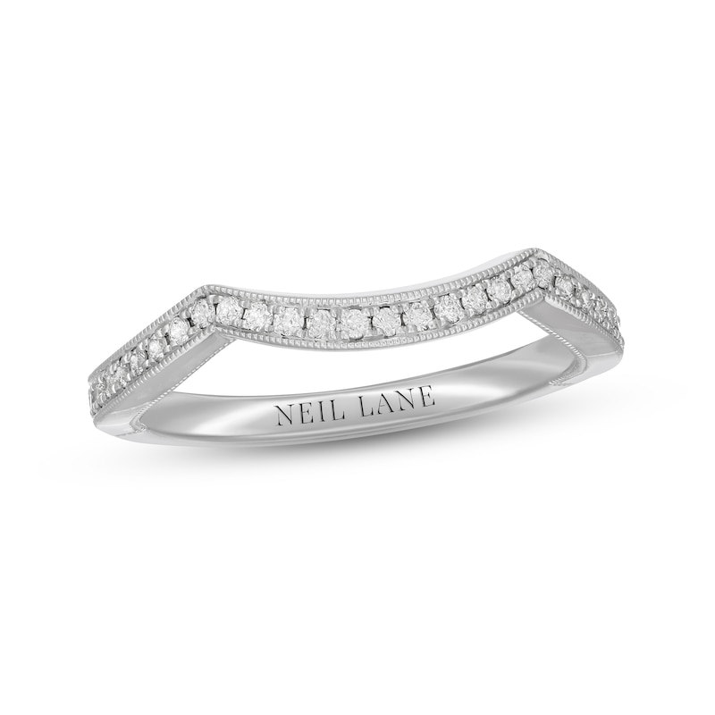 Main Image 1 of Neil Lane Diamond Wedding Band 1/5 ct tw Round-cut 14K White Gold
