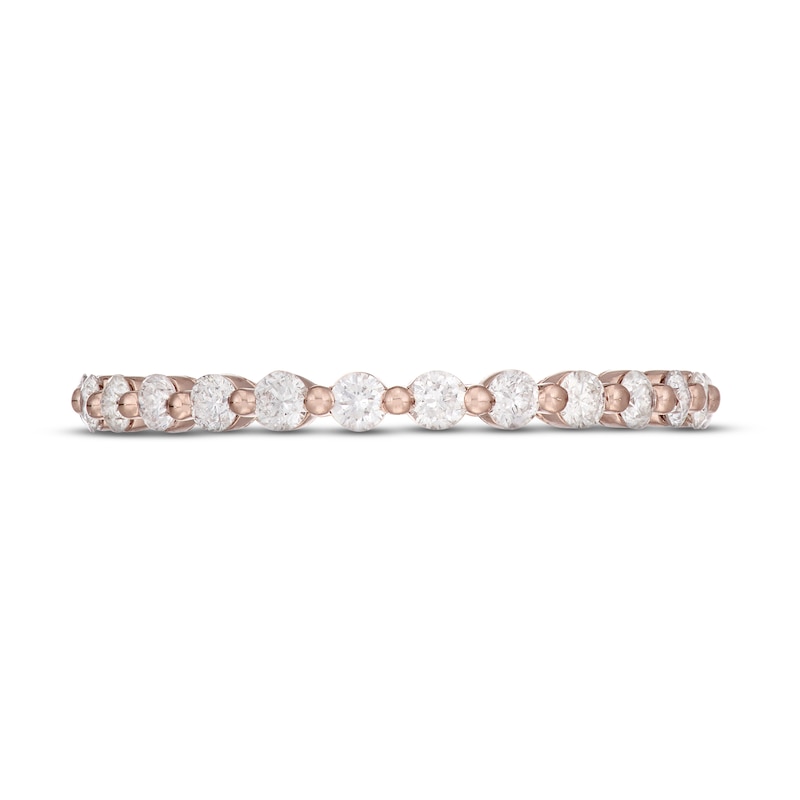 Main Image 3 of Neil Lane Diamond Wedding Band 3/8 ct tw Round-cut 14K Rose Gold
