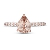 Thumbnail Image 2 of Neil Lane Morganite & Diamond Engagement Ring 1/2 ct tw Round-cut 14K Rose Gold